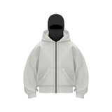 Light Board Autumn Ins New Hooded Jacket Short Coat Men's Double Hat Autumn And Winter Couple