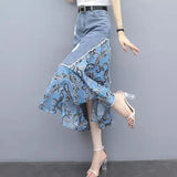 Denim Dress Two Sets Of 2025 Summer New Women's Temperament Thin Dress Dress Suit