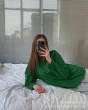 And Autumn 2025 New Solid Color Long-Sleeved T-Shirt Women's Loose Basic Casual Pure Cotton T-Shirt