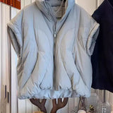 Cotton Vest Women Autumn And Winter 2025 Oceanic New Small Fragrant European Horse Sandwich Muffin Cotton