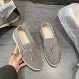 New Small Fashion Leisure Flat Base Lazy One Foot Comfortable Soft Soft-Sided White Shoes
