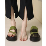 Bottom Pine Cake Slippers Wear A Hundred High-Inct Clip To Cool Beach Flip-Flops Women Wear High-End