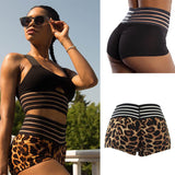 Points Yoga Black Leopard Print