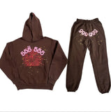 Men's And Women's Sp5der Spider Web Set 555555 Sportswear Sweater Jogging