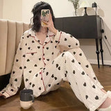 Sets Women Geometric Design Temper Baggy Short Sleeve Cozy Summer Casual Homewear Chic New Simple Fashion Classic Ulzzang 211-0-Outfit