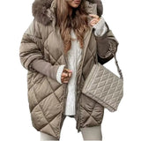 New Women's Explosive Temperament Winter Hooded Hoodie