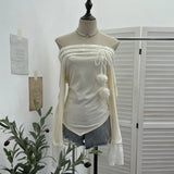Lace Tling Folded Sling Vest Irregular Skirt Shaved Thin Holiday Wind Sleeveless Top