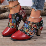 Autumn And Winter New Women's Boots Rough High And Martin Boots British Style National Style Women