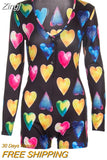 Hot Sale Women Sexy Stretchy Pajamas Long Sleeve V-Neck Pineapple Star Heart Printed Bodycon Summer Lady Jumpsuit