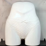 Rear Ribbon Ribbon Lace Trousers Low-Rise Cotton Crotch Large Elastic Heart-Shaped Lace
