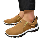 Zingj Size Outdoor Leisure Men's Shoes Spring And Autumn New Sports Leisure Shoes Fashion Round Head Shallow Mouth Men's Single