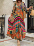 Large Swing Super Long Pleated Summer