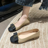 Fragrant Wind Coarse Heel Single Shoes Women In The Spring And Autumn Of 2025 New Temperament Light Mouth French High