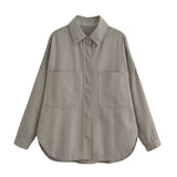 And Autumn 2025 New Women's Urban Casual Wash Denim Shirt Jacket Jacket