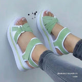 Thick-Bottomed Fish-Mouthed Sandals Women's Sports Wind-Dew With Slope And Beach Cool