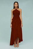 Waist Design Sling Dress Femininity Slimming Dress Seaside Holiday Island
