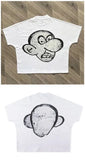 Printing Of Men's T-Shirt Blutosatire Billdog Cotton Oversized