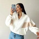 And Winter Explosion 2025 Women's Loose Casual Casual Clothes Long Sleeves Collar Coat