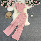 Zingj T-Shirt, High-Waisted, Wide-Leg