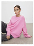 Sale Of Solid Color Round-Neck Sweater Women 2025 New Soft Knitting Base