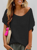 Summer Beach Hooded Hollow Knitted Round Neck Loose Large Size Sun Protection