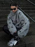 Autumn New Sea Horse Hairy Bow Sweater Woman | Warm Comfortable Fashion Trend Out Of The Street Daily