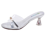 New High-Hee Cold Slippers Women And