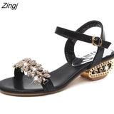 New women shoes slippers summer beach sandals Fashion women Rhinestone outdoor slippers flip flops shoes women