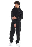 New Zippered Open-Shirt Trousers Simple Letter-Print Hooded Jacket Jacket