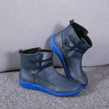 Women's Short Boots 2025 Autumn And Winter New Flat-Bottom Martin Boots English Style Low-Winding Women's Singles
