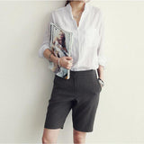 Women's New Women's Fashion Casual Cotton Shirts Women's Long Sleeves Loose Thin