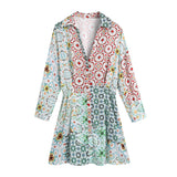 Women's Long-Sleeved Loose Casual Silk-Sense Tidly Shirt