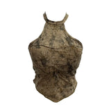 Babes Hanging Neck Slings Slings Tlit Holes Made Old Bare Back Short With Thoracic Tops