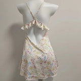 Sweet Heartbreak Flower Sling Aja Cyskirt Silk Silk Lace Lace Sexy Pajamas Girl Feeling Home