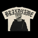 Y2K Harajuku Style T-Shirt Men's Hip-Hop Graphic Printing Cotton Punk