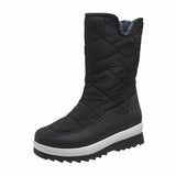 Winter Cotton Boots Women Wear Velvet Thick Snow Boots High Help Cotton