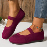 2025 New Women's Shoes Casual Round Head Mother Shoes Socks Soft-Soled Sports Women's