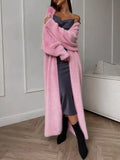 Of Stingy White Knitted Shirts Up Jacket Women Autumn And Winter Loose Fluffy Long Open