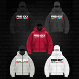 Trendy Pop Double Hat Design Hoodie Autumn And Winter New Men's And Women's Loose Y2K