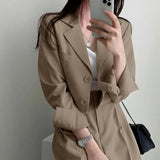 Zingj Suit Jacket Female 2024 Spring And Autumn Small Korean Fried Street New Version Of Casual Suit Jacket