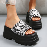 And Summer New Fashion Cake And Thick Bottom 43-Yard Slippers Women's First-Word