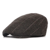 Mens Flat Cap Beret herringbone Newsboy Bakerboy Hat Gatsby Peaky