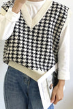 Vest Women Autumn Winter Knitted Sleeveless Sweater Korea Casual Ladies Knitted Tops 2023 New Modis Woman