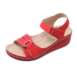 New Sandals Women's Slope And Magic Thick-Sed Thick-Bottomed Large-Size With