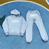 Street Loose Sweating Suit Koteiz White Sportswear Trend Hip Hop Skateboard Leisure Suit