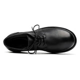 2025 New Youth Thick Bottom British Wind Father Shoes Round Head Thick Top Fashion Casual Fashion Shoes