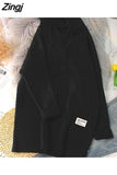 Long Sweater Women Autumn Winter Solid Knitted Pullovers Warm Loose Casual Knitwear