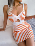 Wind Shooting Spring And Summer Sexy Slenched High-Waisted Knitted Sling Bag Hip Skirt Women's