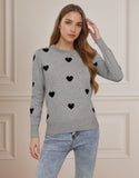 And Winter New Valentine's Day Sweater Women's Design Love To The Girl With The Collar Knitted