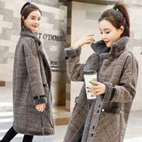 New 2025 Autumn And Winter Plus Thick Medium Long Imitation Lamb Hair Small Hair Coat